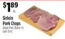 Pioneer Supermarkets Sirloin Pork Chops offer