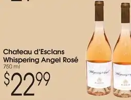 Family Fare Chateau d'Esclans Whispering Angel Rosé offer