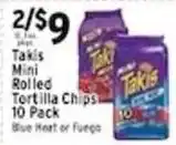 Associated Takis Mini Rolled Tortilla Chips offer