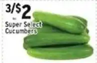 Associated Super Select Cucumbers offer