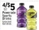 Associated Powerade Sports Drinks offer