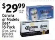 Associated Corona or Modelo Beer offer
