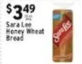 Associated Sara Lee Honey Wheat Bread offer