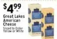 Associated Great Lakes American Cheese offer