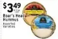 Associated Boar's Head Hummus offer