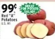 Associated Red "A" Potatoes offer