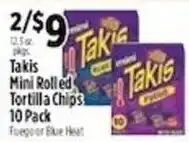 Pioneer Supermarkets Takis mini rolled tortilla chips offer