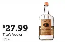 Fareway Tito's Vodka offer