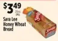 Pioneer Supermarkets Sara Lee Honey Wheat Bread offer