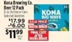 Pioneer Supermarkets Kona Brewing Co. Beer offer