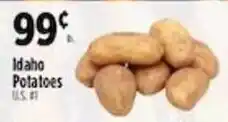Pioneer Supermarkets Idaho Potatoes offer
