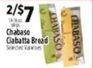 Pioneer Supermarkets Chabaso Ciabatta Bread offer