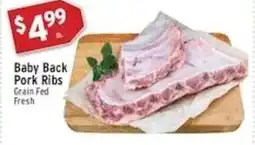 Associated Baby Back Pork Ribs offer