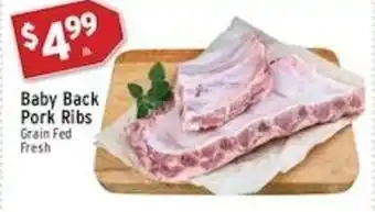 Associated Baby Back Pork Ribs offer