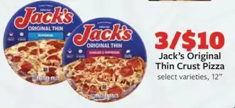 Fareway Jack's Original Thin Crust Pizza offer