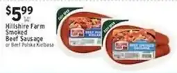 Associated Hillshire Farm Smoked Beef Sausage or Beef Polska Kielbasa offer