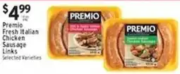 Associated Premio fresh italian chicken sausage links offer