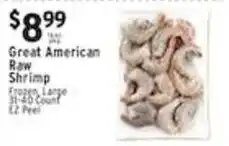 Associated Great American Raw Shrimp offer