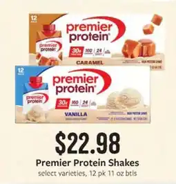 Fareway Premier Protein Shakes offer