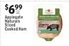 Associated Applegate Naturals Sliced Cooked Ham offer