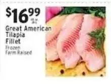 Associated Great American Tilapia Fillet offer