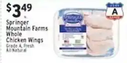 Associated Springer mountain farms whole chicken wings offer