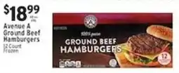 Associated Avenue A Ground Beef Hamburgers offer