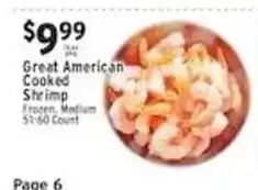 Associated Great American Cooked Shrimp offer