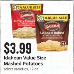 Fareway Idahohan value size mashed potatoes offer
