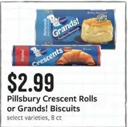 Fareway Pillsbury Crescent Rolls or Grands! Biscuits offer
