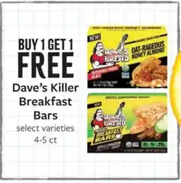 Fareway Dave's Killer Breakfast Bars offer