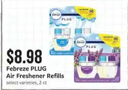 Fareway Febreze plug air freshener refills offer