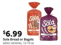 Fareway Sola Bread or Bagels offer