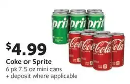 Fareway Coke or Sprite offer