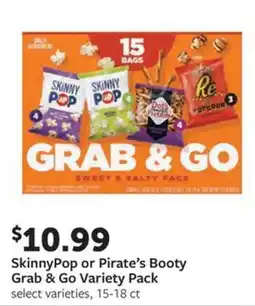 Fareway SkinnyPop or Pirate's Booty Grab & Go Variety Pack offer