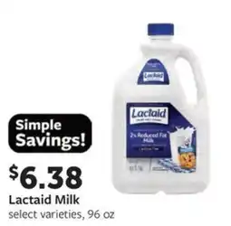 Fareway Lactaid Milk offer