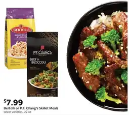 Fareway Bertolli or P.F. Chang's Skillet Meals offer