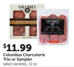 Fareway Columbus Charcuterie Trio or Sampler offer