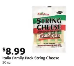 Fareway Italia family pack string cheese offer