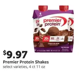 Fareway Premier Protein Shakes offer