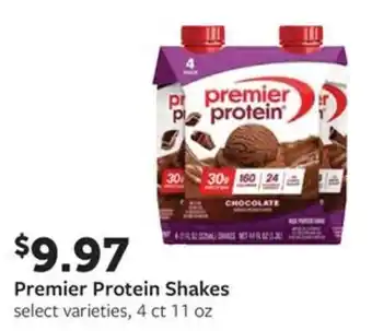 Fareway Premier Protein Shakes offer