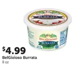 Fareway BelGioioso Burrata offer