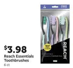 Fareway Reach Essentials Toothbrushes offer