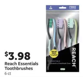 Fareway Reach Essentials Toothbrushes offer