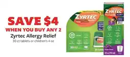 Fareway Zyrtec Allergy Relief offer