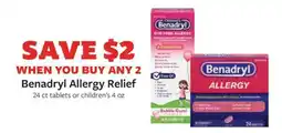Fareway Benadryl Allergy Relief offer