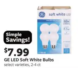 Fareway Ge Led Soft White Bulbs offer