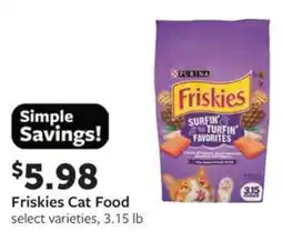 Fareway Friskies Cat Food offer