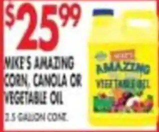 Pioneer Supermarkets Mike's Amazing Vegetable Oil offer