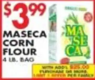 Pioneer Supermarkets Maseca corn flour offer